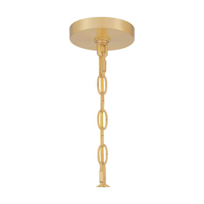 Quoizel ABR1512AB One Light Mini Pendant, Aged Brass