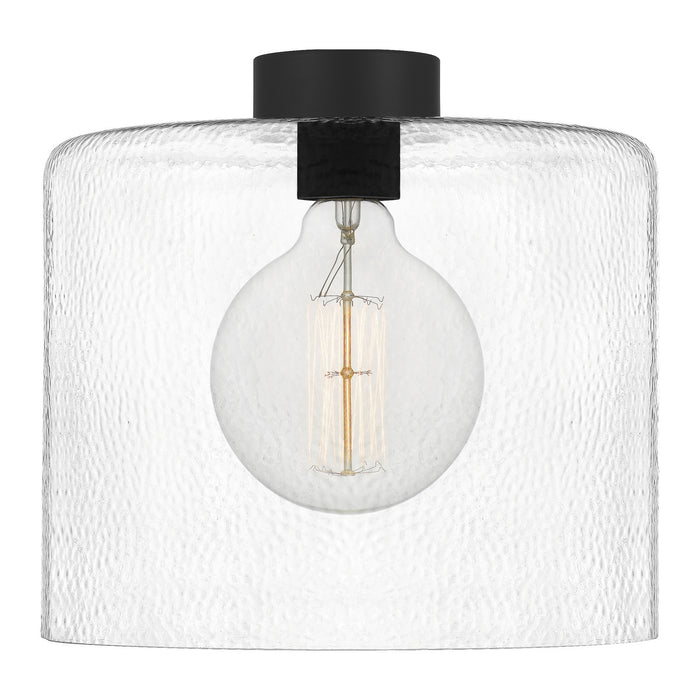 Quoizel ABR1512MBK One Light Mini Pendant, Matte Black