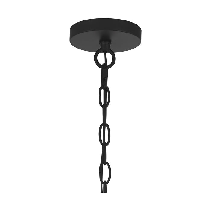 Quoizel ABR1512MBK One Light Mini Pendant, Matte Black