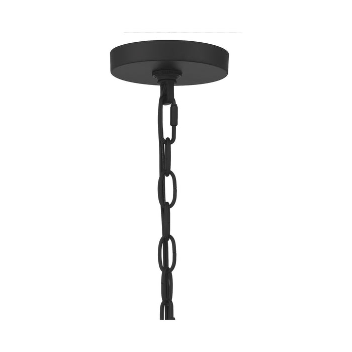 Quoizel ABR2814MBK Three Light Pendant, Matte Black