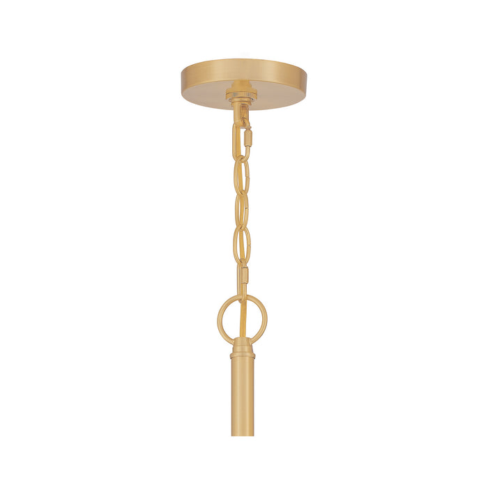 Quoizel ABR5018AB Five Light Chandelier, Aged Brass