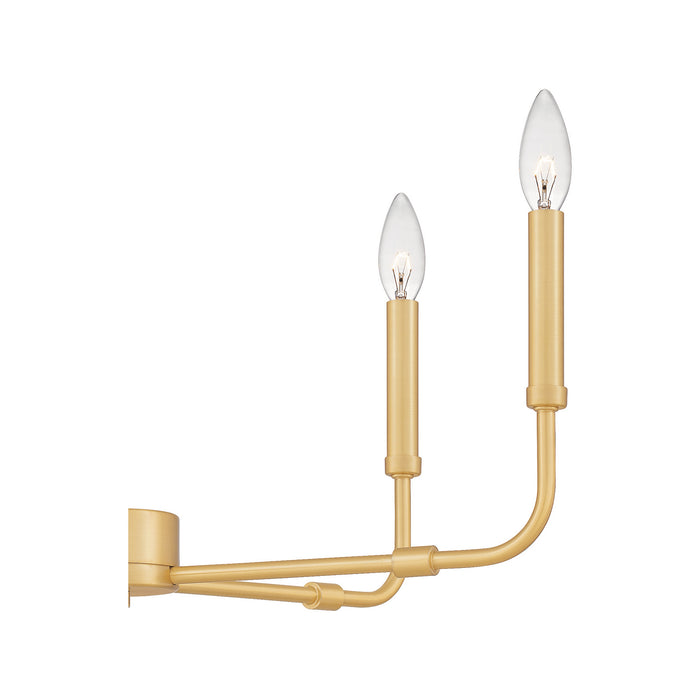Quoizel ABR5024AB Five Light Chandelier, Aged Brass