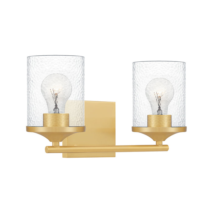 Quoizel ABR8614AB Two Light Bath, Aged Brass