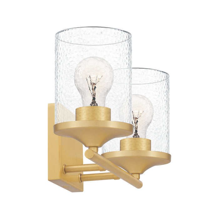 Quoizel ABR8614AB Two Light Bath, Aged Brass