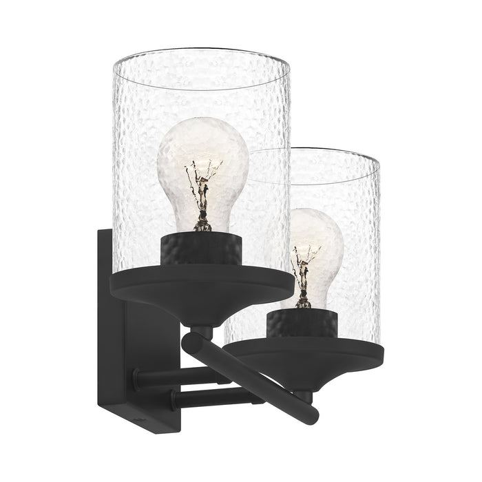 Quoizel ABR8614MBK Two Light Bath, Matte Black