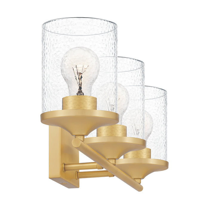 Quoizel ABR8621AB Three Light Bath, Aged Brass