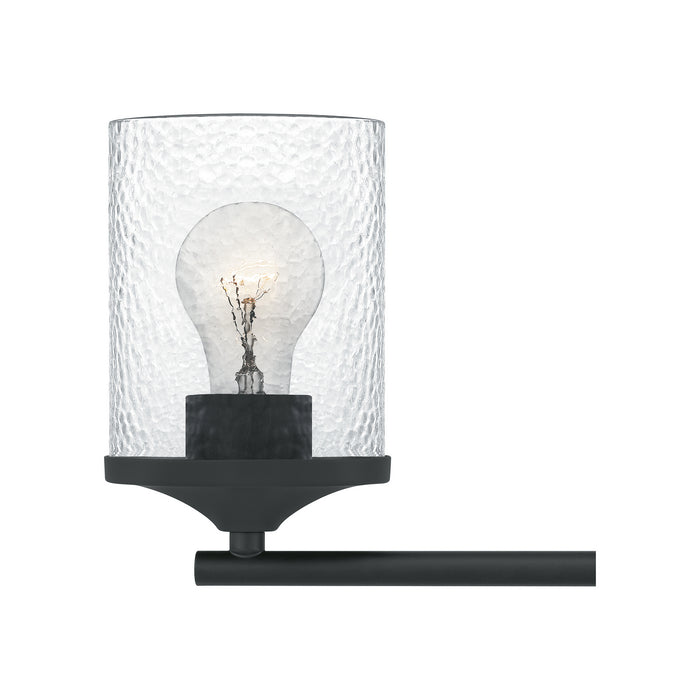 Quoizel ABR8621MBK Three Light Bath, Matte Black