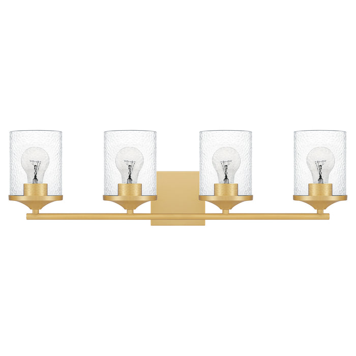 Quoizel ABR8628AB Four Light Bath, Aged Brass