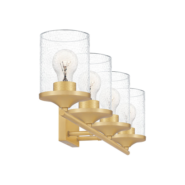 Quoizel ABR8628AB Four Light Bath, Aged Brass