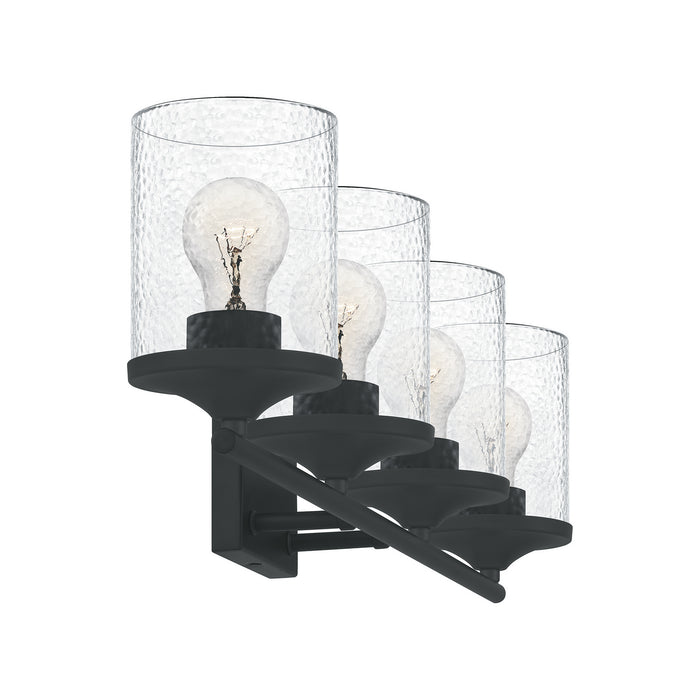 Quoizel ABR8628MBK Four Light Bath, Matte Black