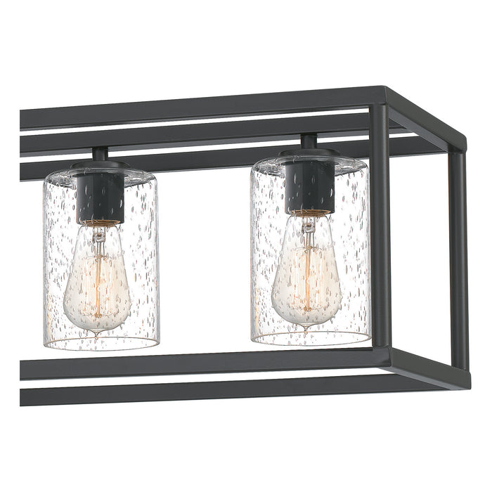 Quoizel NHR3538OZ Five Light Linear Chandelier, Old Bronze