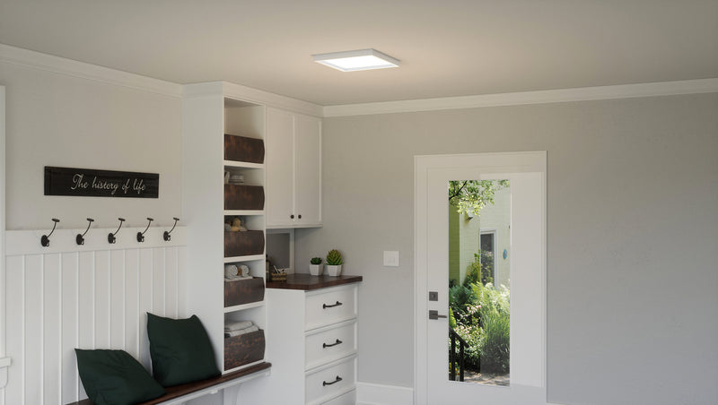Quoizel OST1615W LED Flush Mount, Matte White