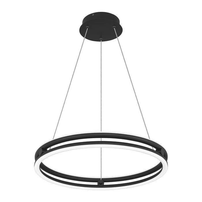 Quoizel PCGVS2820MBK LED Pendant, Matte Black