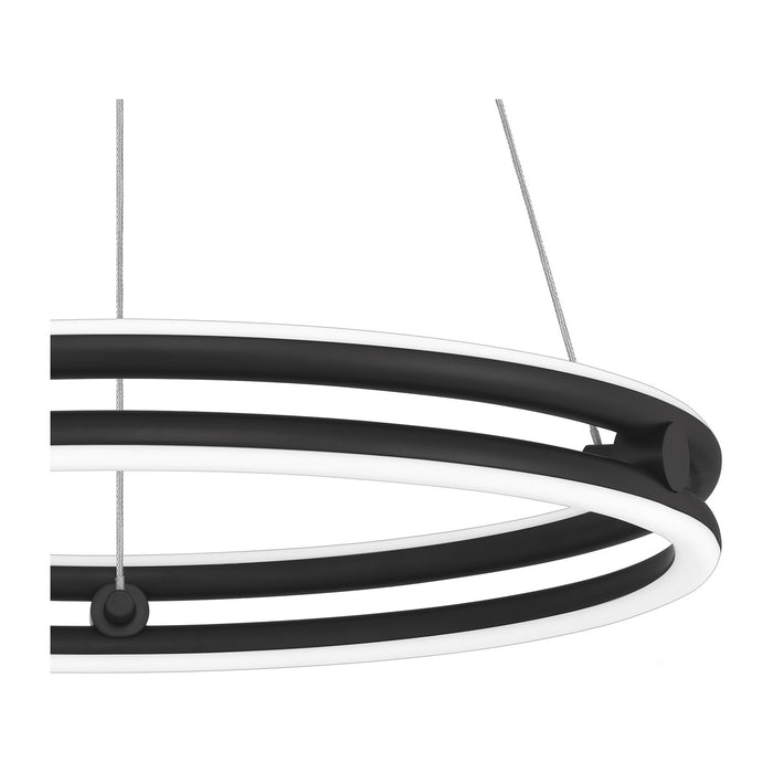 Quoizel PCGVS2820MBK LED Pendant, Matte Black