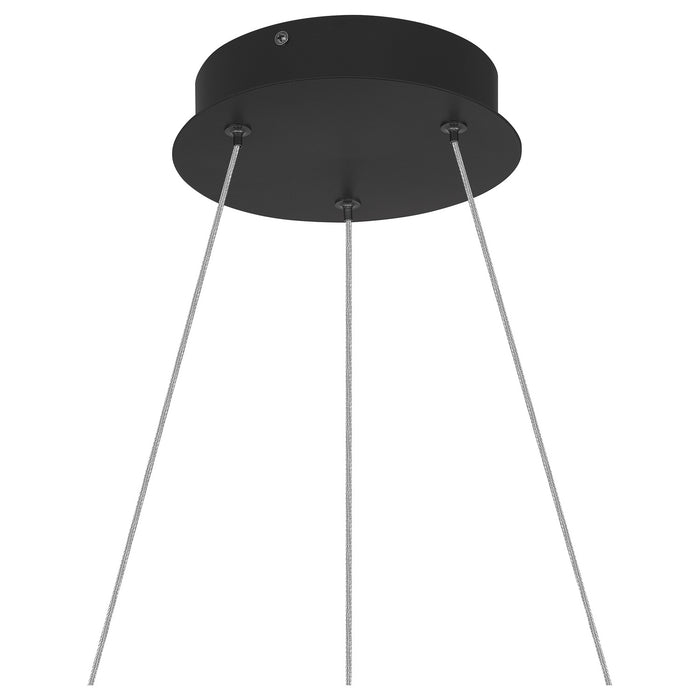 Quoizel PCGVS2820MBK LED Pendant, Matte Black