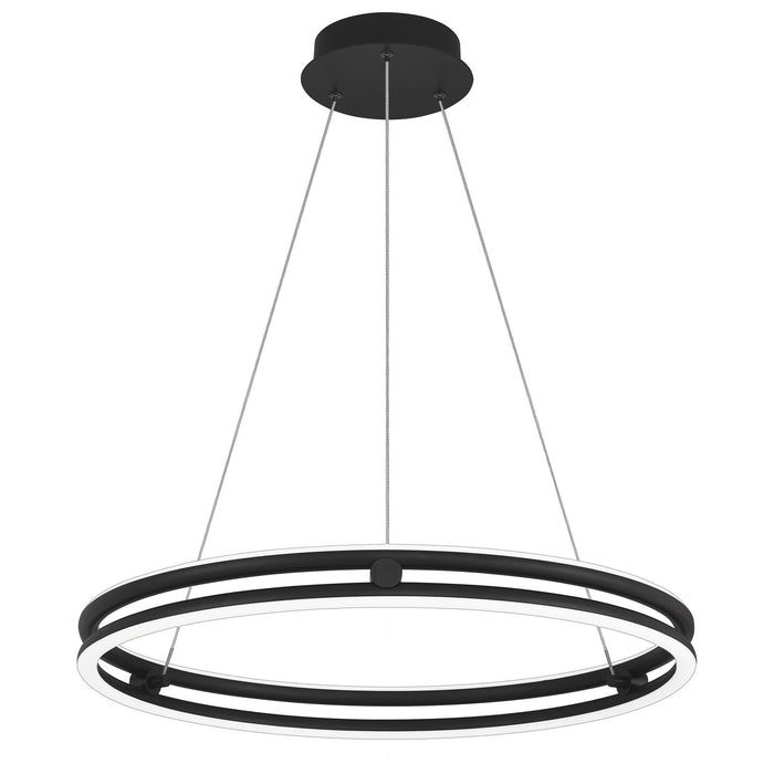 Quoizel PCGVS2824MBK LED Pendant, Matte Black