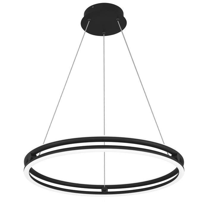 Quoizel PCGVS2824MBK LED Pendant, Matte Black