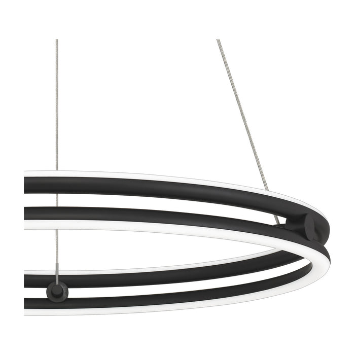 Quoizel PCGVS2824MBK LED Pendant, Matte Black