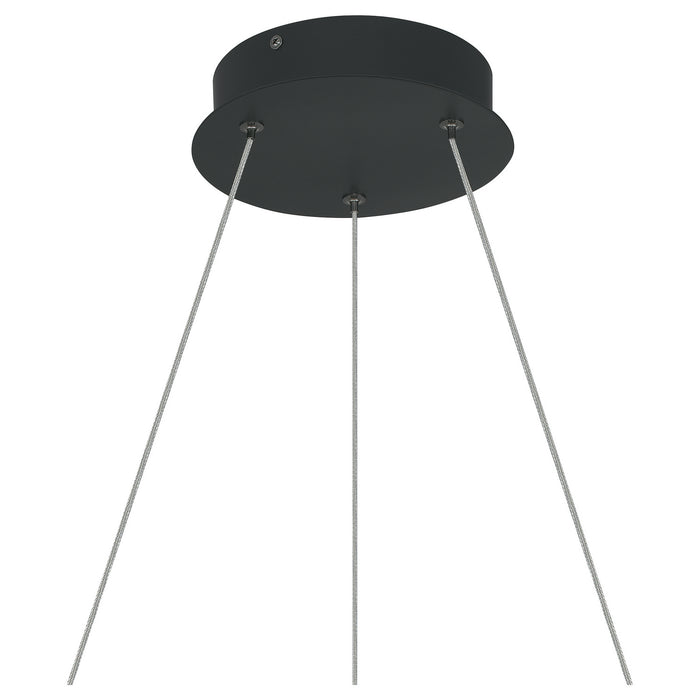 Quoizel PCGVS2824MBK LED Pendant, Matte Black