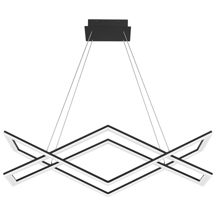 Quoizel PCNEW136MBK LED Linear Chandelier, Matte Black