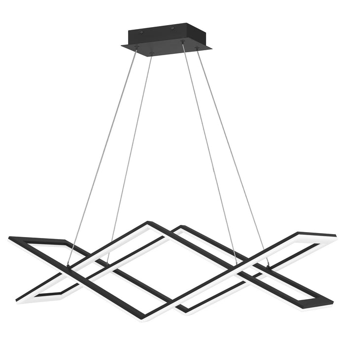Quoizel PCNEW136MBK LED Linear Chandelier, Matte Black