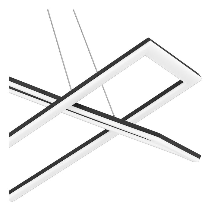 Quoizel PCNEW136MBK LED Linear Chandelier, Matte Black