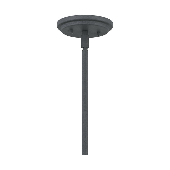 Quoizel QP5260MB One Light Mini Pendant, Mottled Black