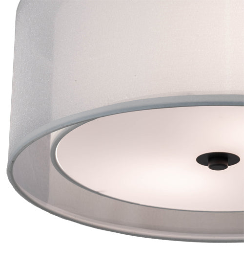 Meyda Tiffany 219587 Three Light Flushmount, Oil Rubbed Bronze