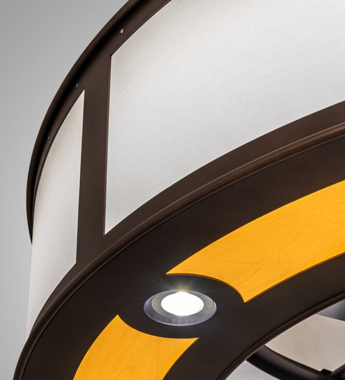 Meyda Tiffany 226750 LED Chandel-Air, Mahogany Bronze