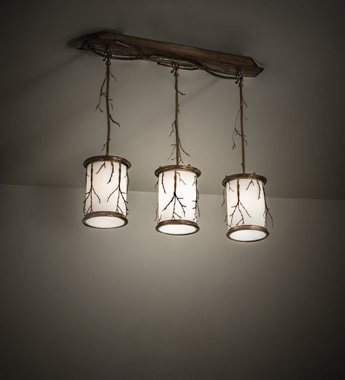 Meyda Tiffany 232925 Three Light Pendant, Antique Copper