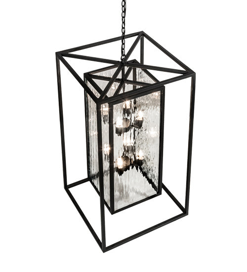 Meyda Tiffany 235125 Eight Light Pendant, Solar Black