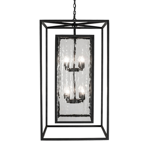 Meyda Tiffany 235125 Eight Light Pendant, Solar Black