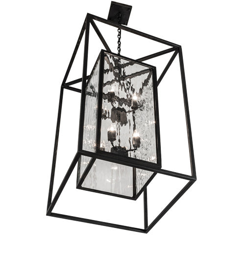 Meyda Tiffany 235125 Eight Light Pendant, Solar Black