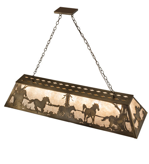 Meyda Tiffany 236084 Nine Light Pendant, Antique Copper