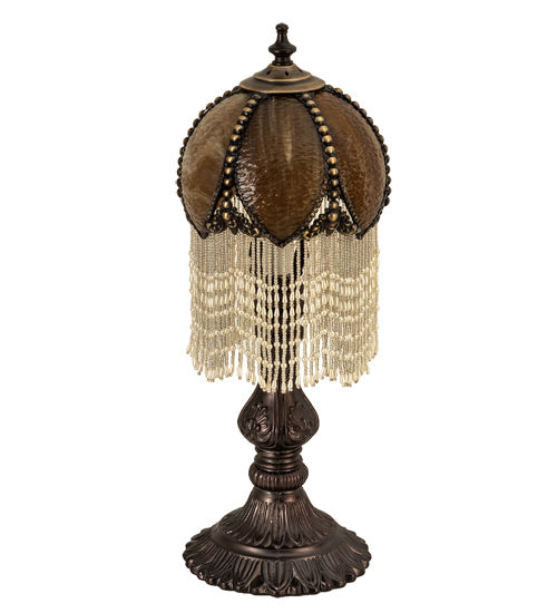 Meyda Tiffany 236387 One Light Table Lamp, Craftsman Brown,Mahogany Bronze