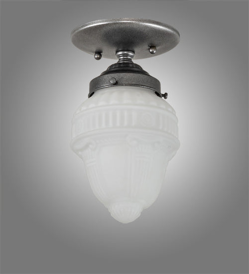 Meyda Tiffany 236911 One Light Semi-Flushmount, Pewter