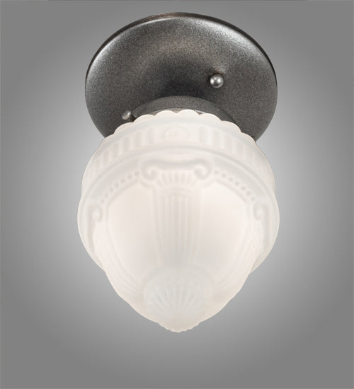 Meyda Tiffany 236911 One Light Semi-Flushmount, Pewter