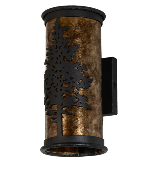 Meyda Tiffany 237133 Two Light Wall Sconce, Old Wrought Iron