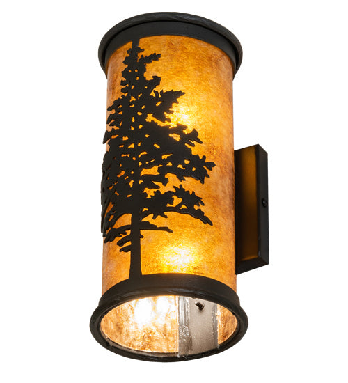 Meyda Tiffany 237133 Two Light Wall Sconce, Old Wrought Iron