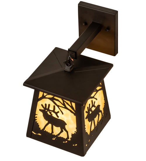 Meyda Tiffany 237280 One Light Wall Sconce, Oil Rubbed Bronze