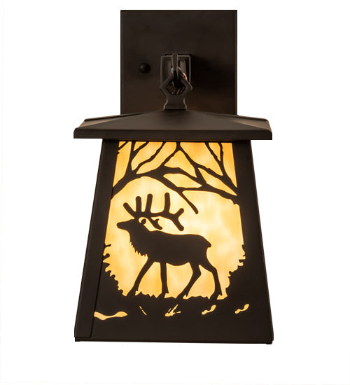 Meyda Tiffany 237280 One Light Wall Sconce, Oil Rubbed Bronze