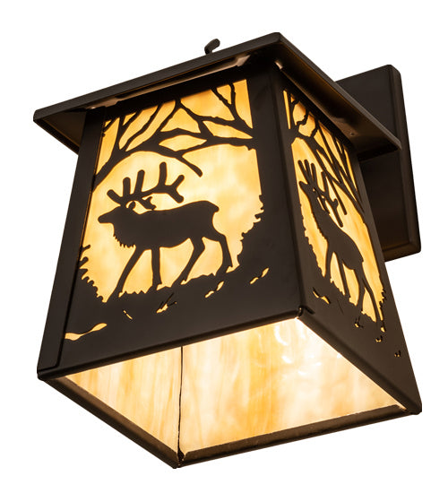 Meyda Tiffany 237280 One Light Wall Sconce, Oil Rubbed Bronze