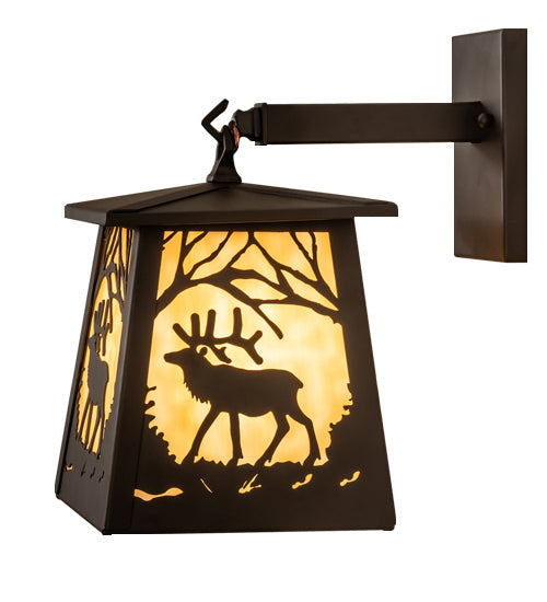 Meyda Tiffany 237280 One Light Wall Sconce, Oil Rubbed Bronze