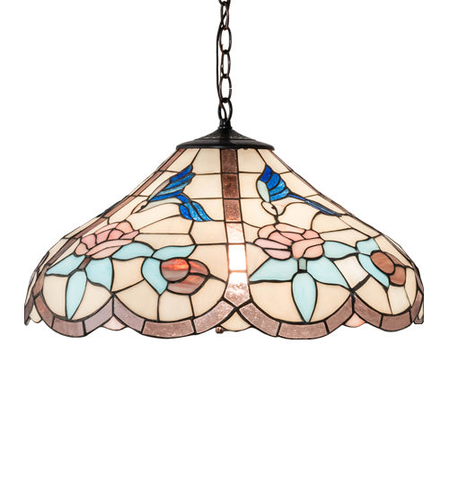 Meyda Tiffany 38661 Three Light Pendant, Mahogany Bronze