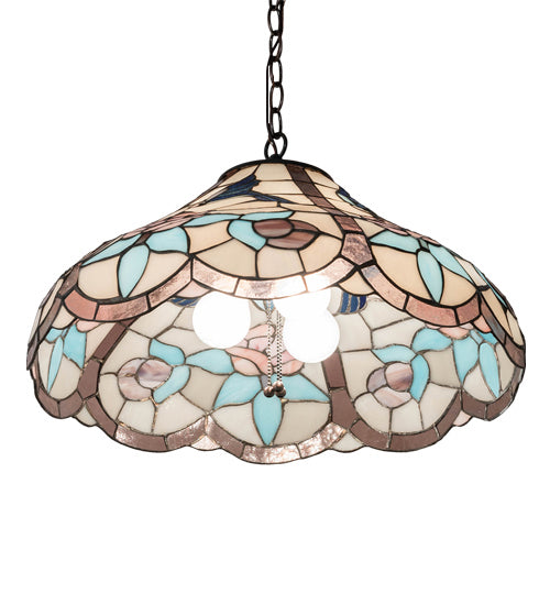 Meyda Tiffany 38661 Three Light Pendant, Mahogany Bronze