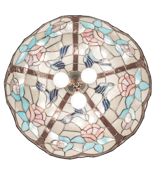 Meyda Tiffany 38661 Three Light Pendant, Mahogany Bronze