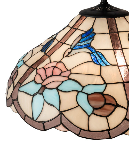 Meyda Tiffany 38661 Three Light Pendant, Mahogany Bronze
