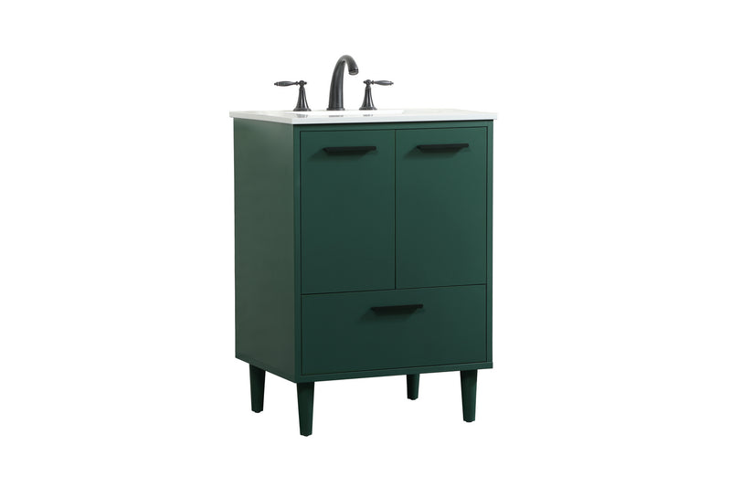 Elegant Lighting VF47024MGN Vanity Sink Set, Green