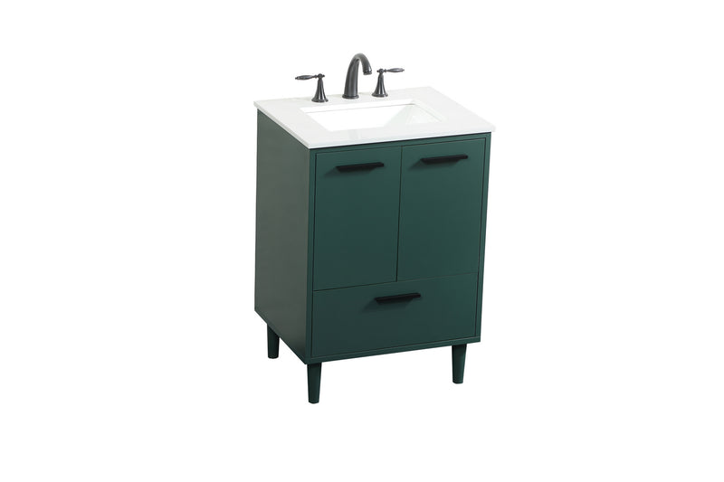 Elegant Lighting VF47024MGN Vanity Sink Set, Green