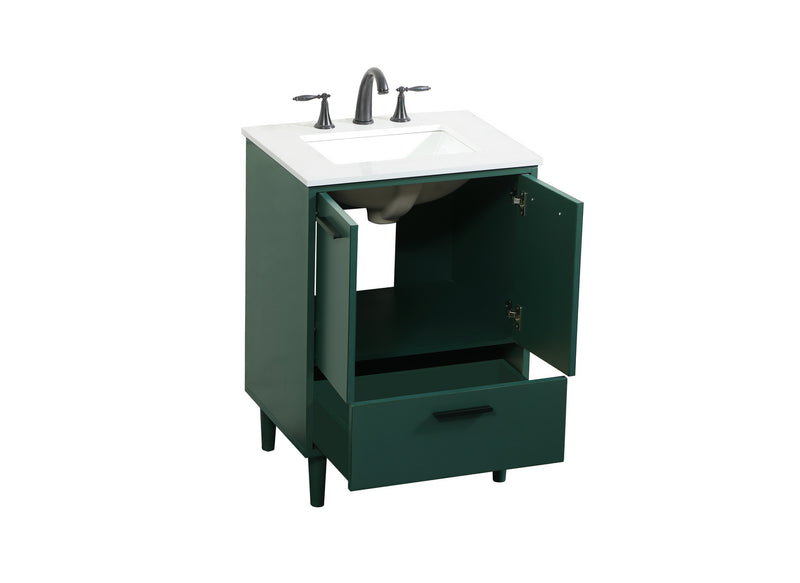 Elegant Lighting VF47024MGN Vanity Sink Set, Green
